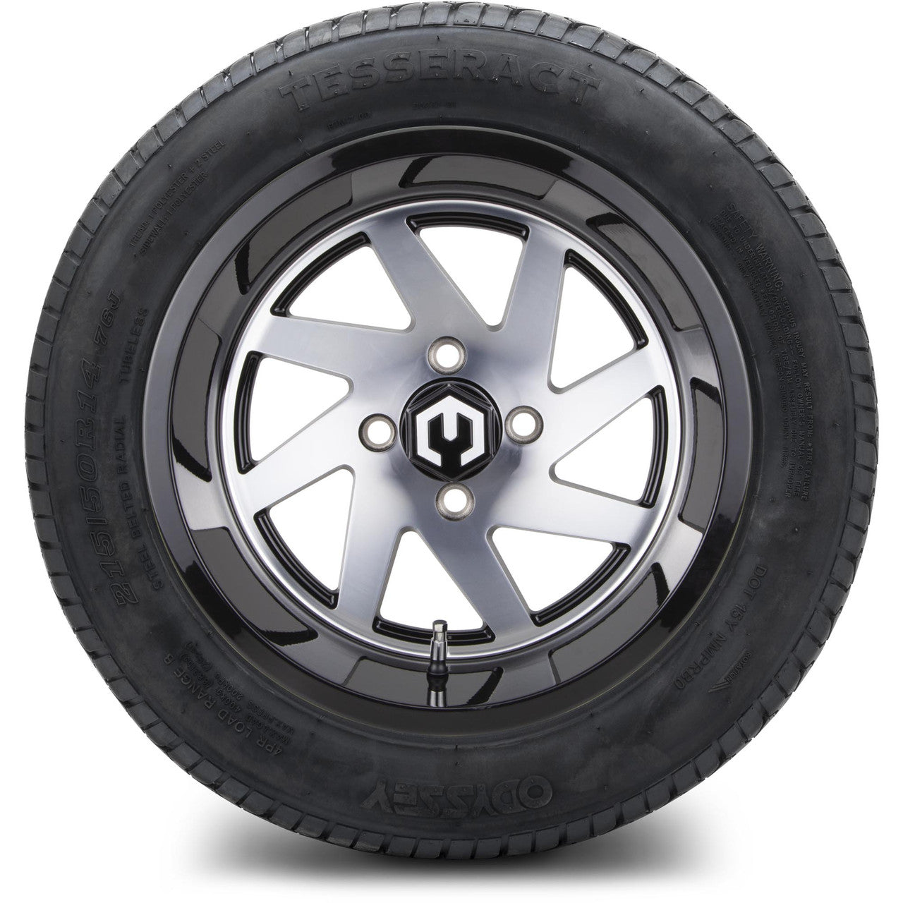 MODZ® 14" Fury Machined Black - Lifted Tires and Wheels Combo