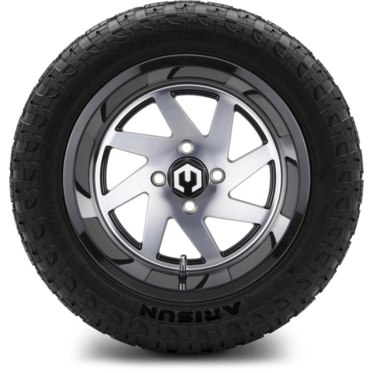 MODZ® 14" Fury Machined Black - Lifted Tires and Wheels Combo