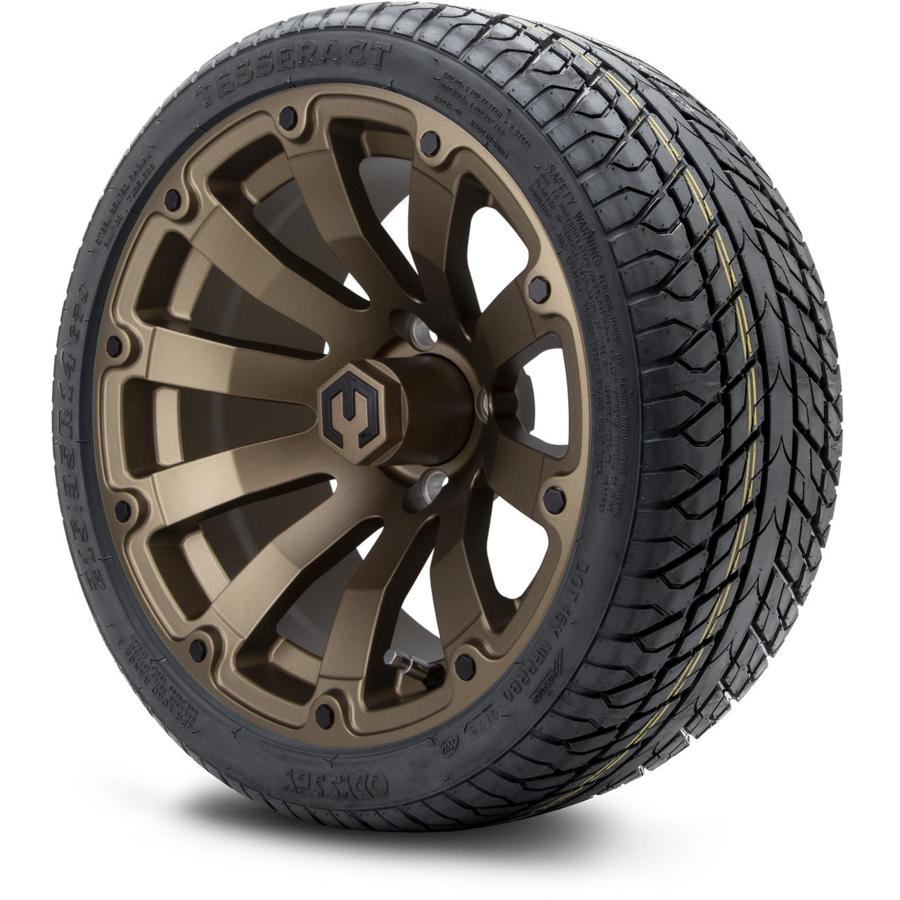 MODZ® 14" Bomber Matte Bronze - LowPro Street Tire and Wheels Combo