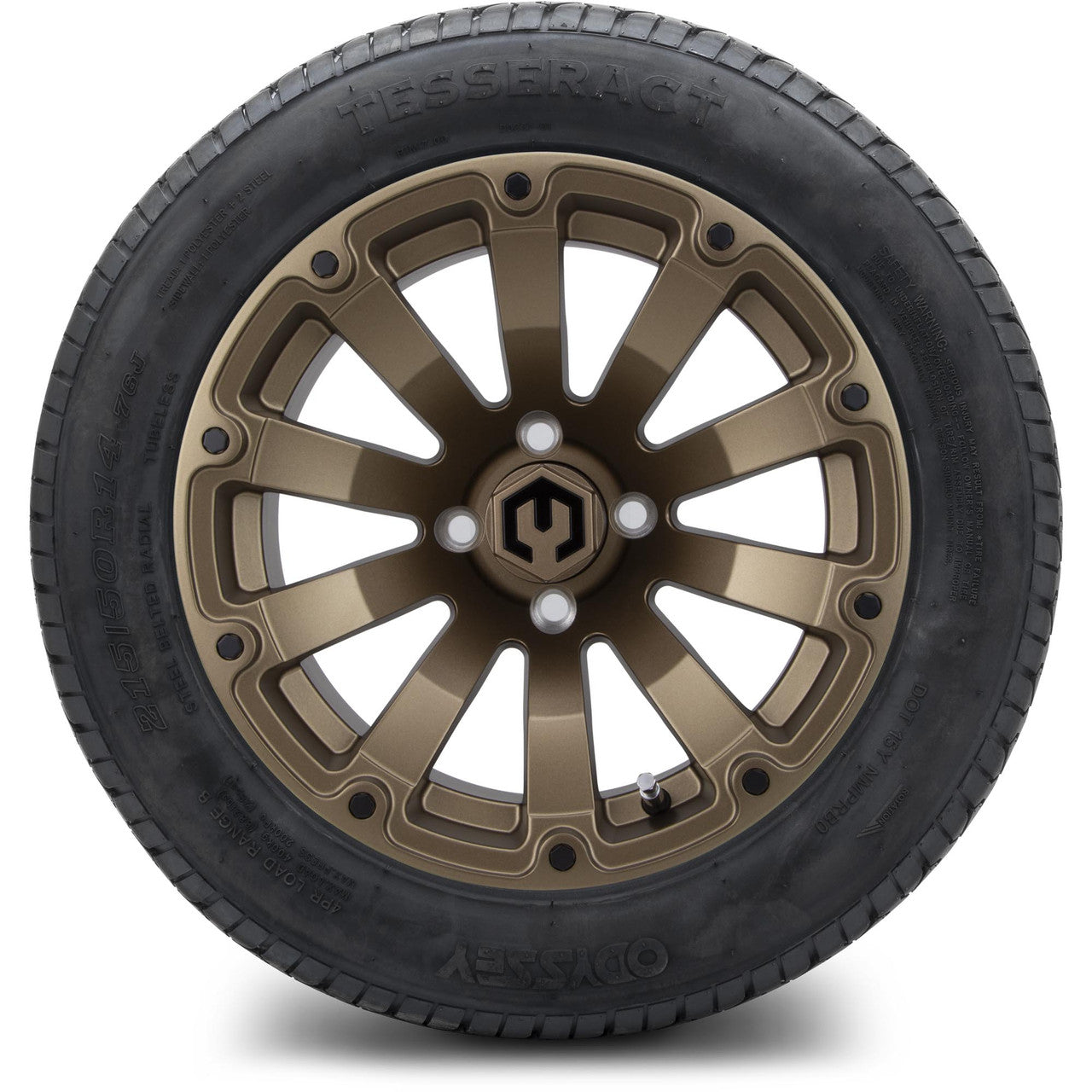 MODZ® 14" Bomber Matte Bronze - Lifted Tires and Wheels Combo