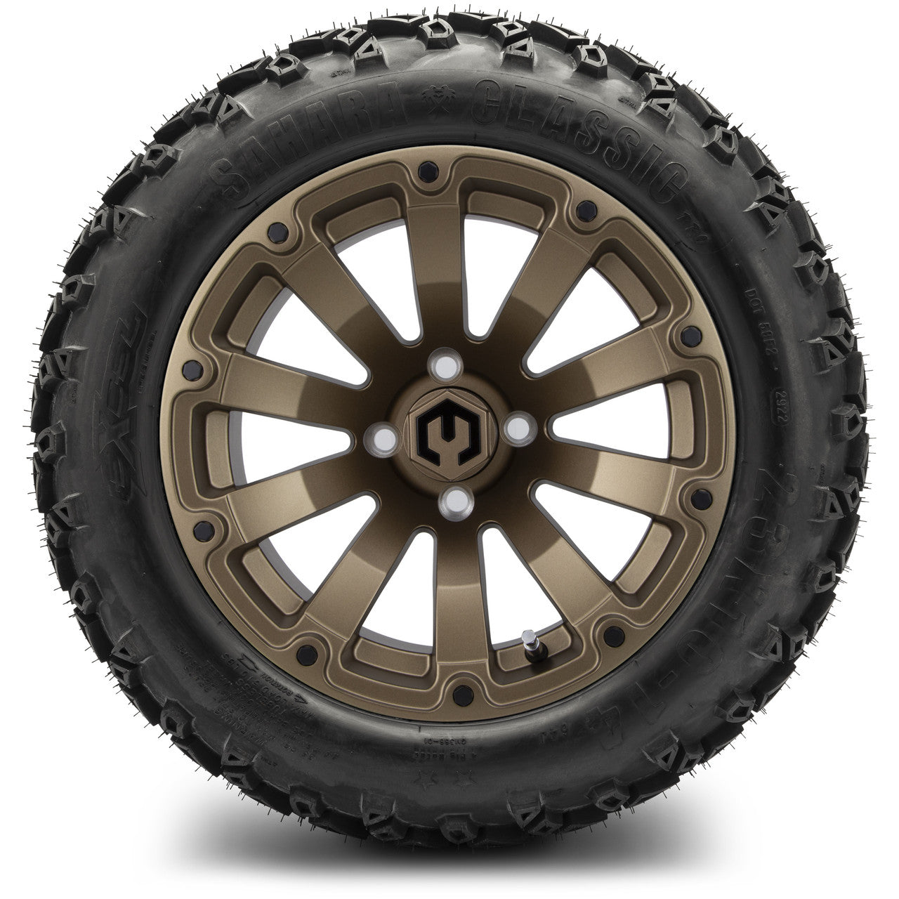 MODZ® 14" Bomber Matte Bronze - Lifted Tires and Wheels Combo