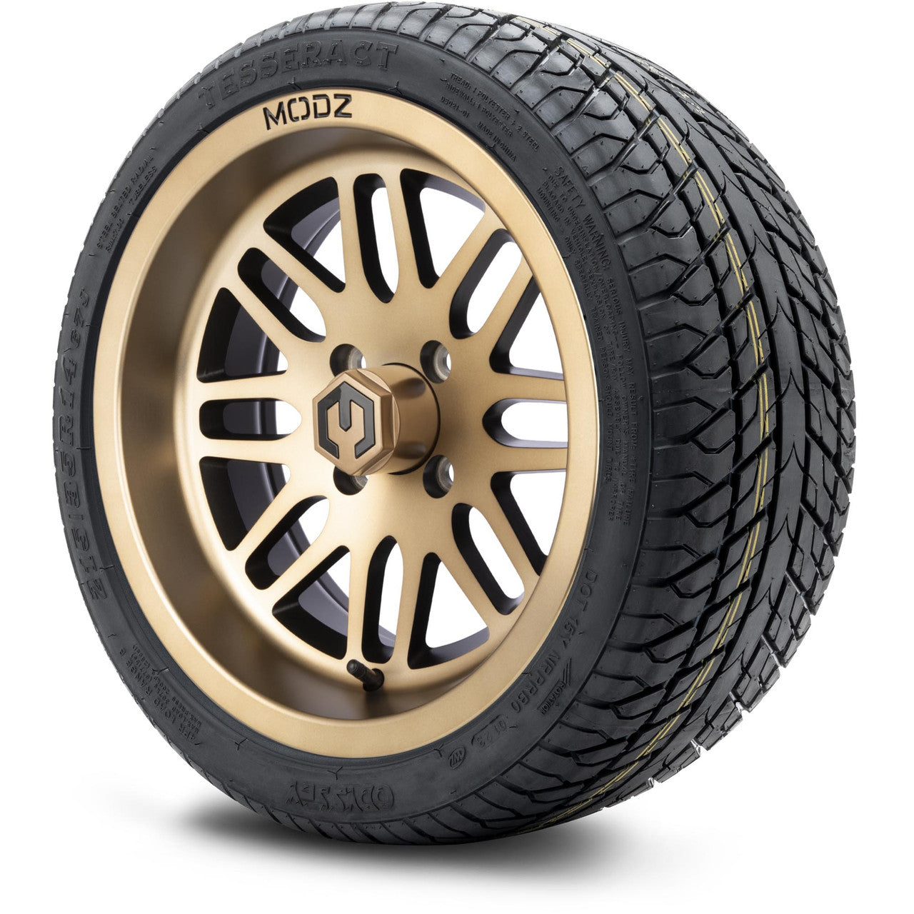 MODZ® 14" Mayhem Bronze - LowPro Street Tire and Wheels Combo
