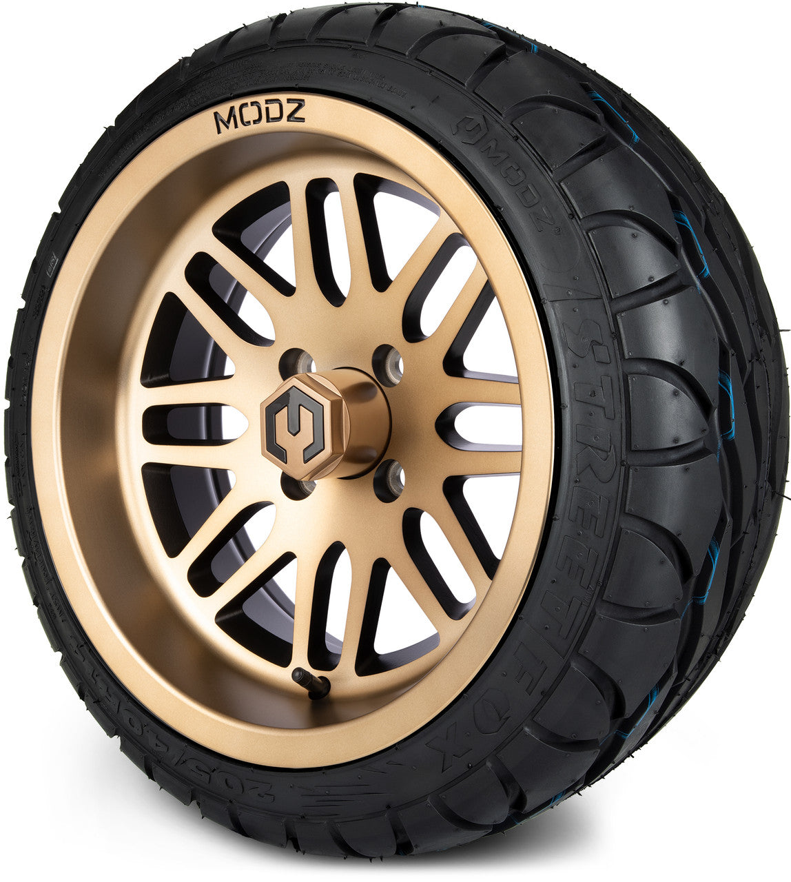 MODZ® 14" Mayhem Bronze - LowPro Street Tire and Wheels Combo