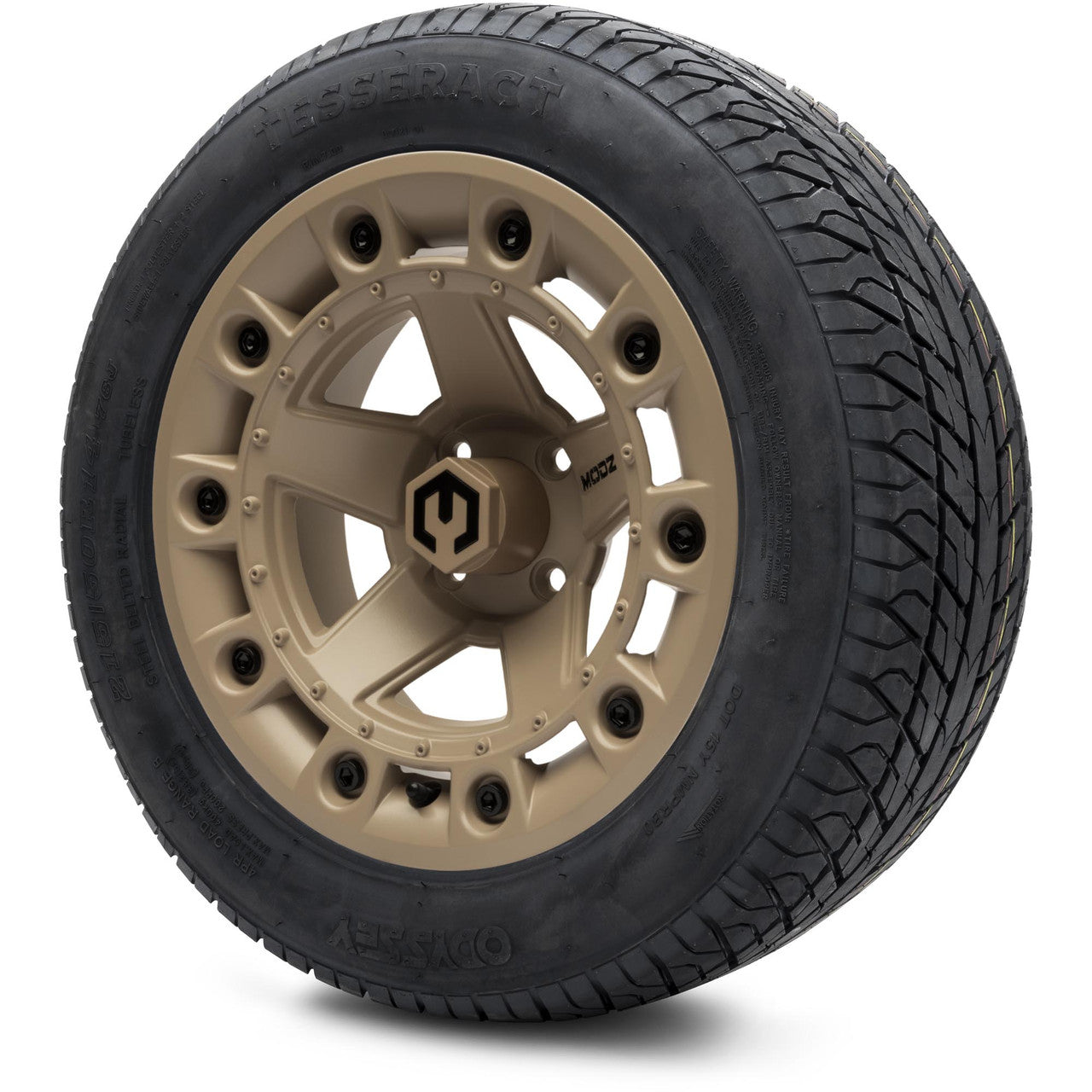 MODZ® 14" Defender Sand - Lifted Tires and Wheels Combo
