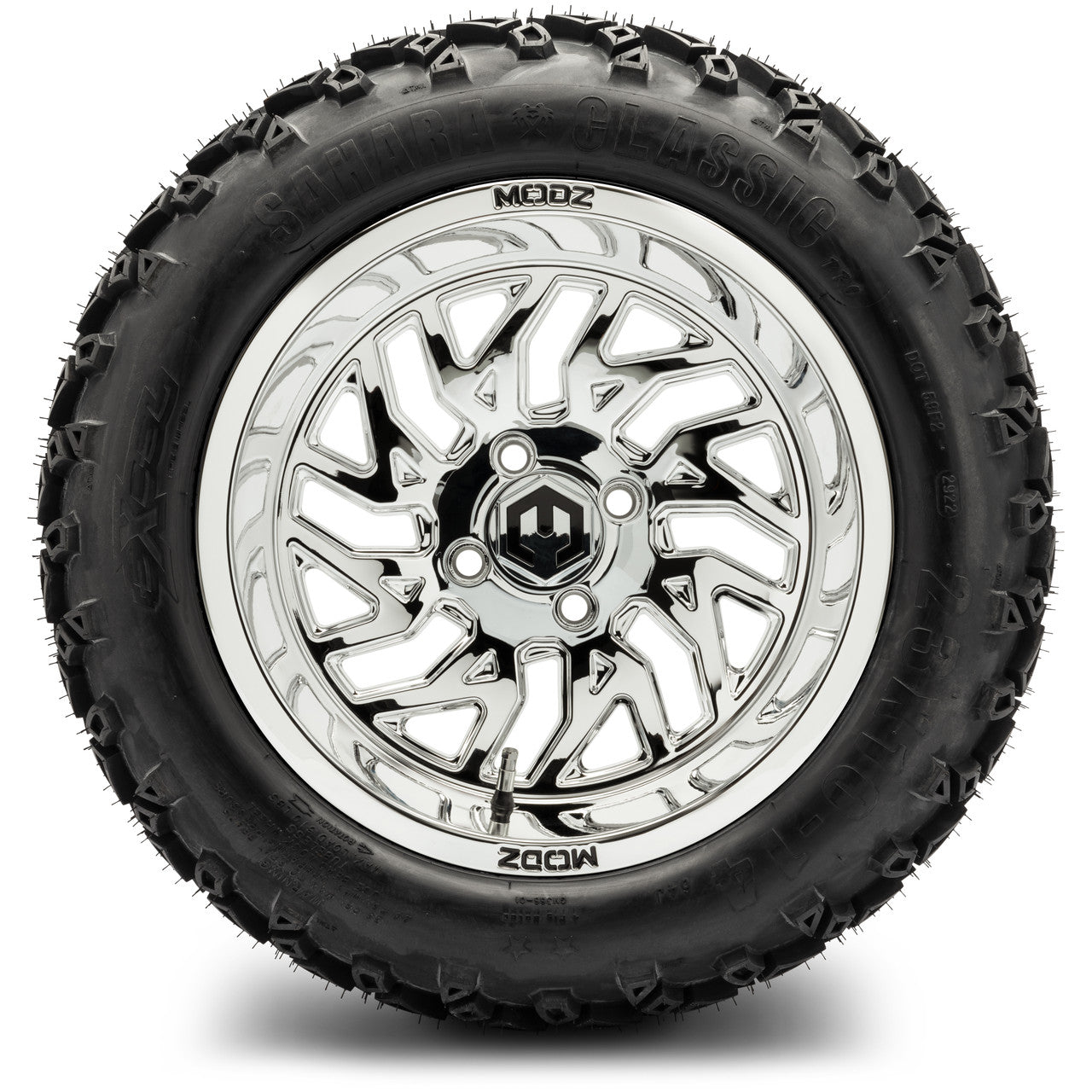 MODZ® 14" Carnage Chrome - Lifted Tires and Wheels Combo