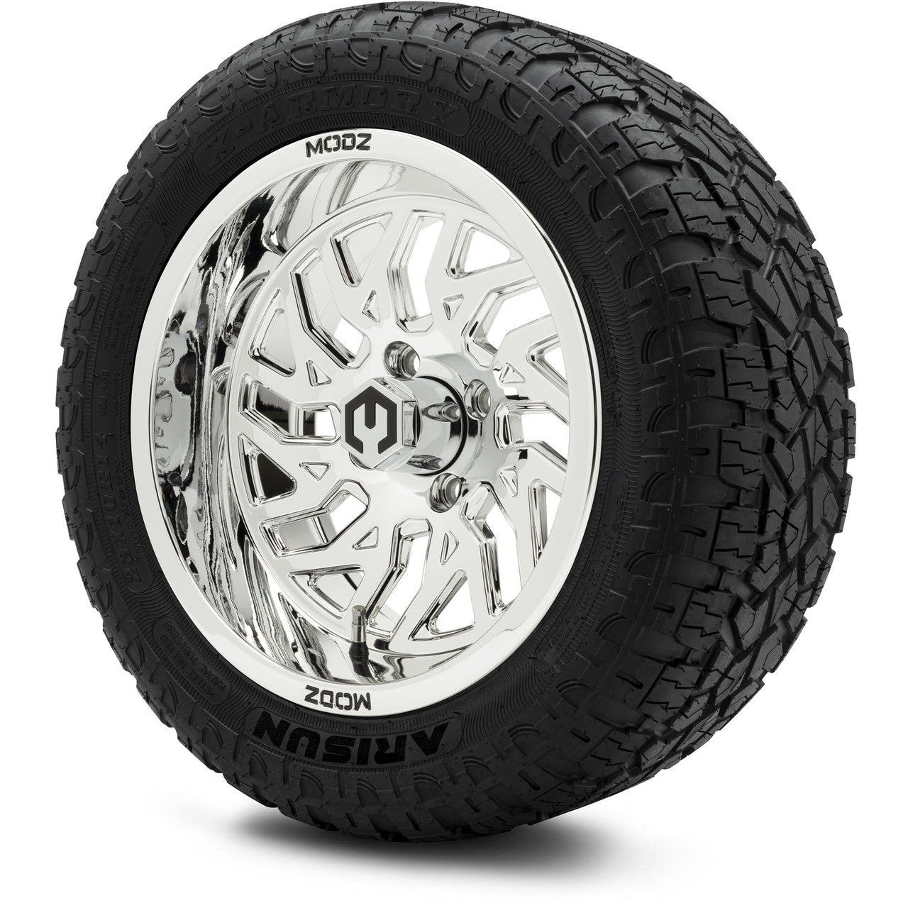 MODZ® 14" Carnage Chrome - Lifted Tires and Wheels Combo