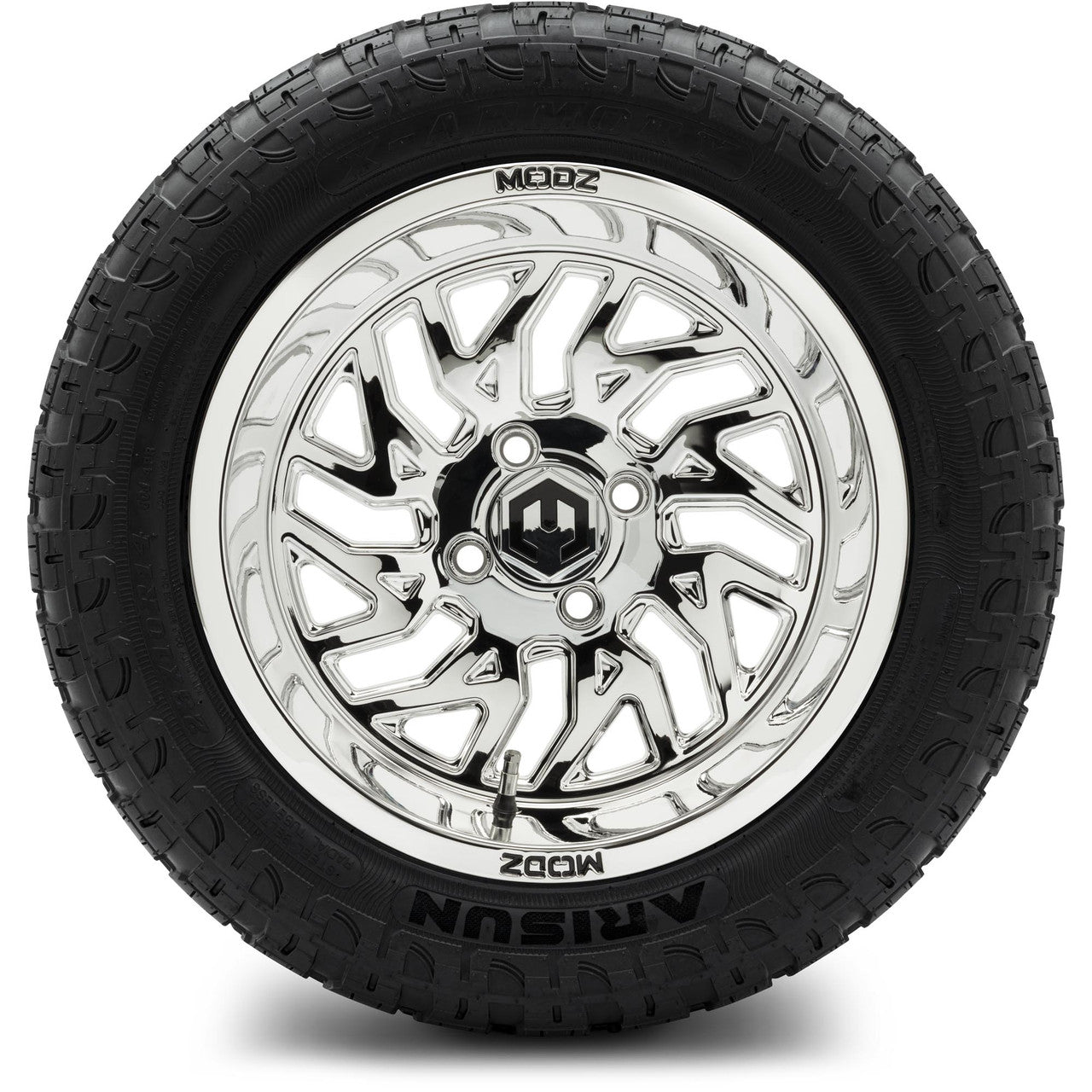 MODZ® 14" Carnage Chrome - Lifted Tires and Wheels Combo