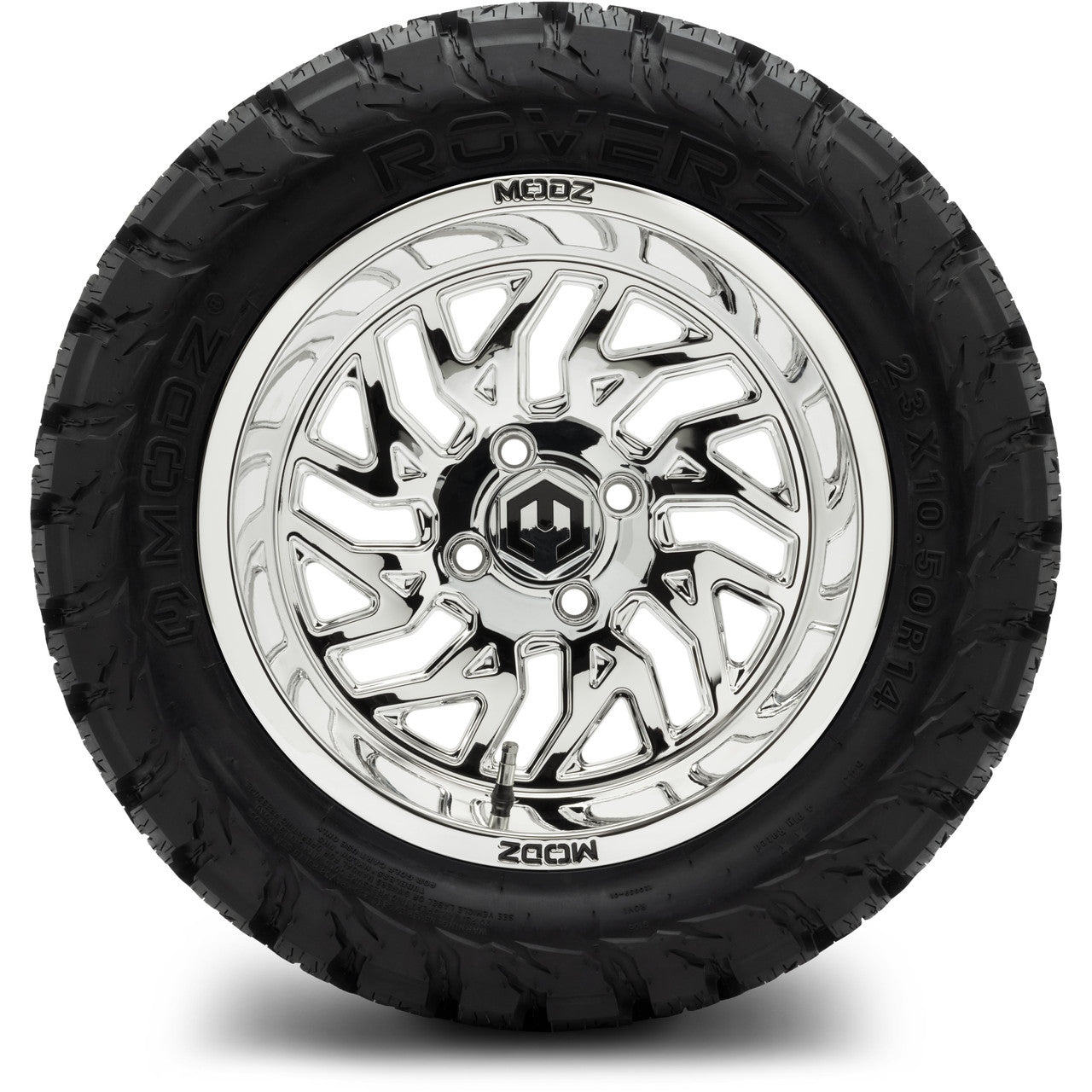MODZ® 14" Carnage Chrome - Lifted Tires and Wheels Combo