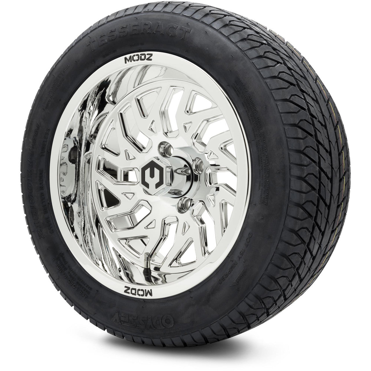 MODZ® 14" Carnage Chrome - Lifted Tires and Wheels Combo