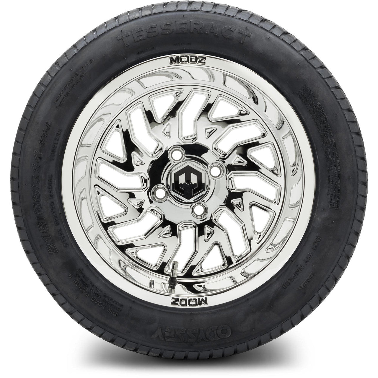 MODZ® 14" Carnage Chrome - Lifted Tires and Wheels Combo