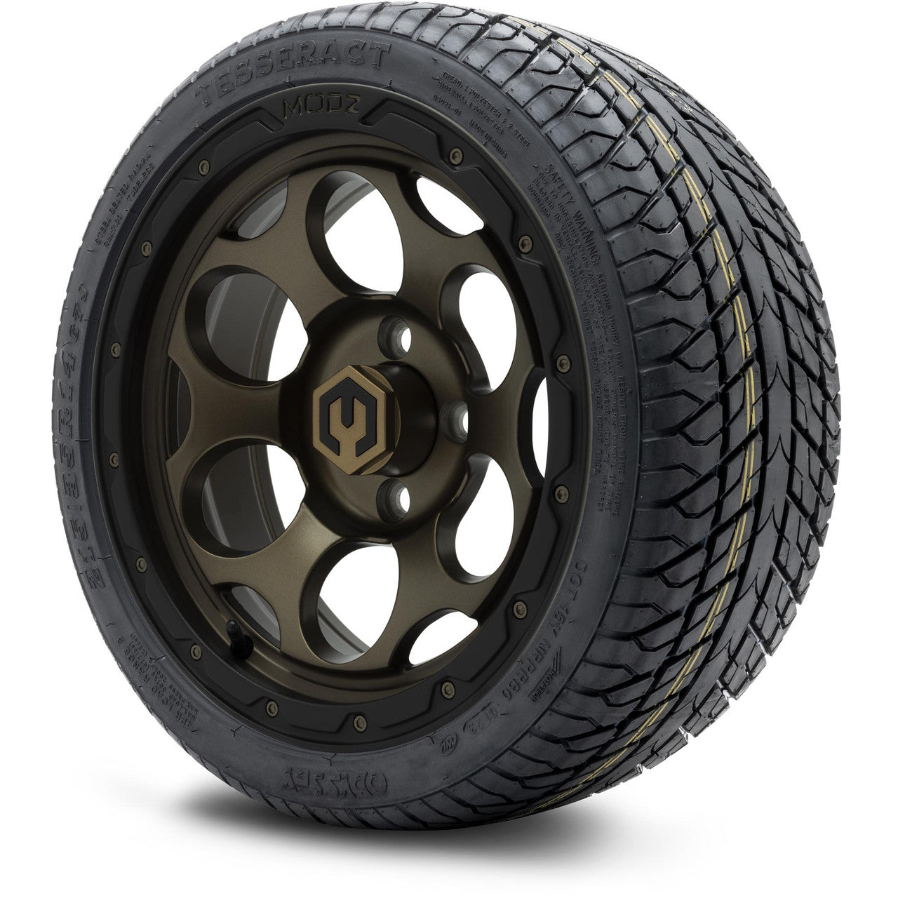 MODZ® 14" Militia Matte Bronze - LowPro Street Tire and Wheels Combo