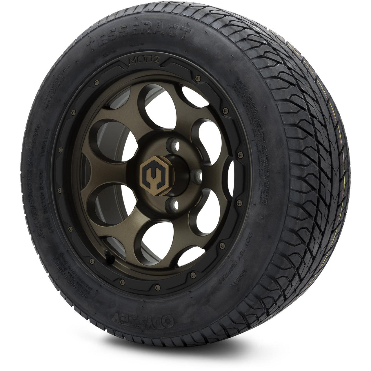 MODZ® 14" Militia Matte Bronze - Lifted Tires and Wheels Combo