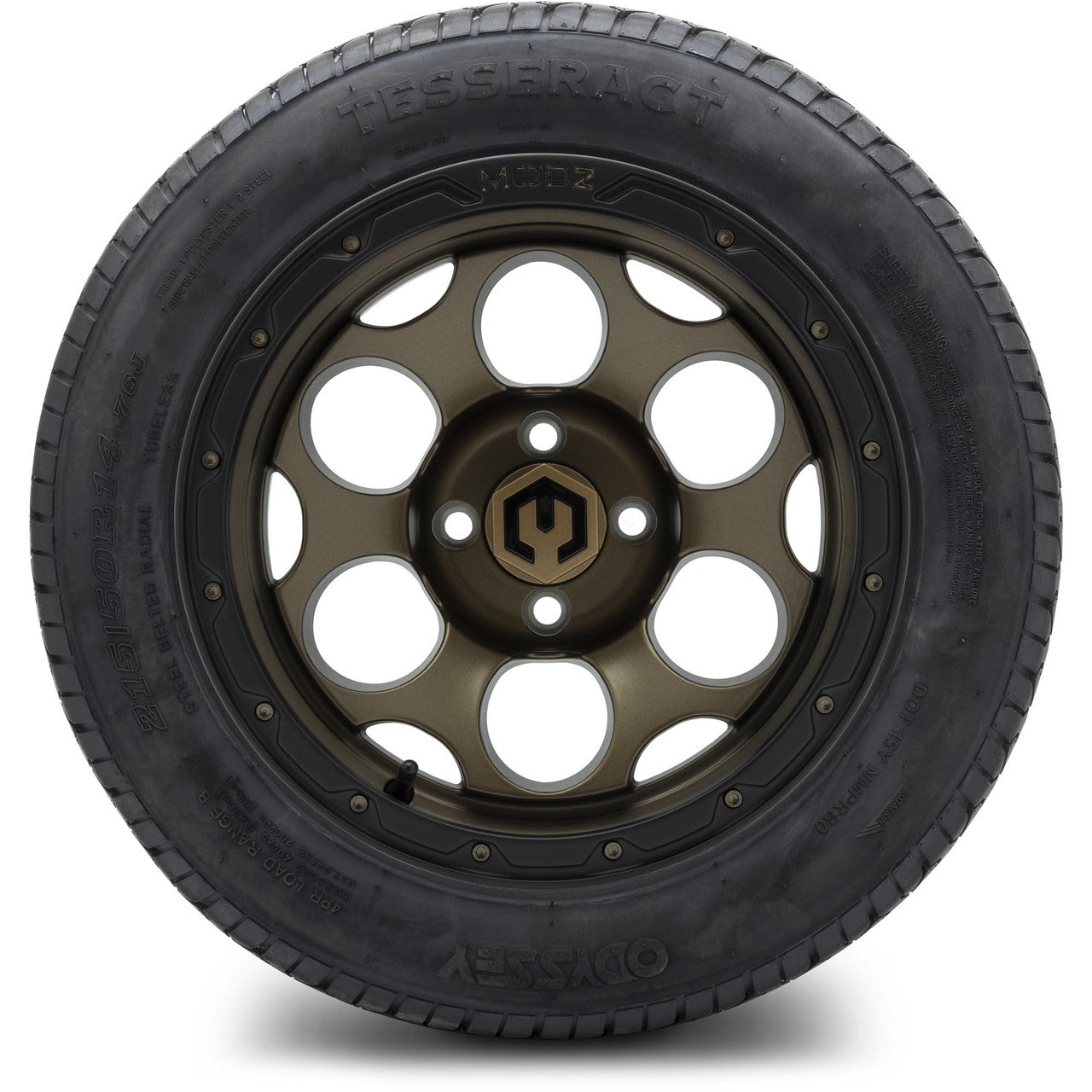 MODZ® 14" Militia Matte Bronze - Lifted Tires and Wheels Combo