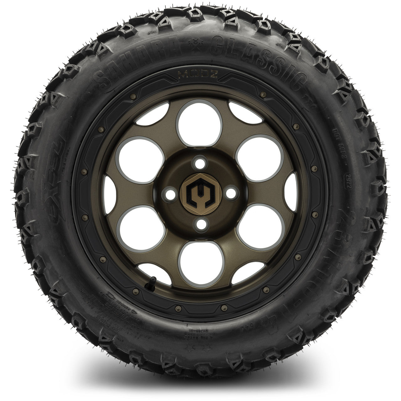 MODZ® 14" Militia Matte Bronze - Lifted Tires and Wheels Combo