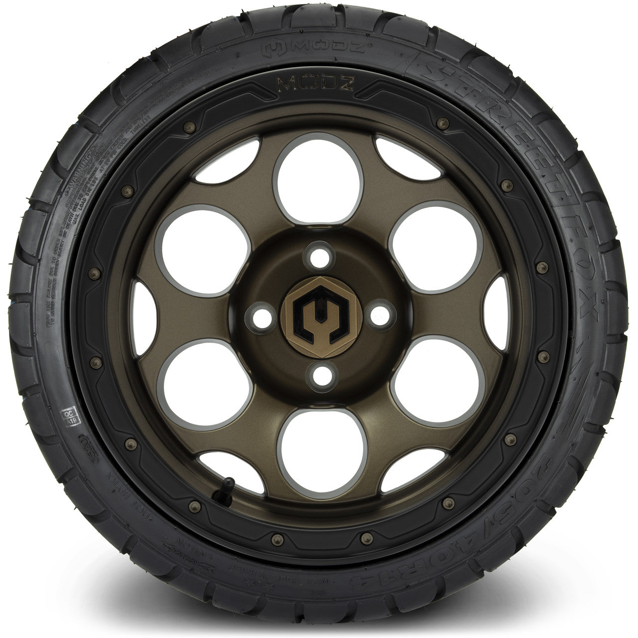 MODZ® 14" Militia Matte Bronze - LowPro Street Tire and Wheels Combo
