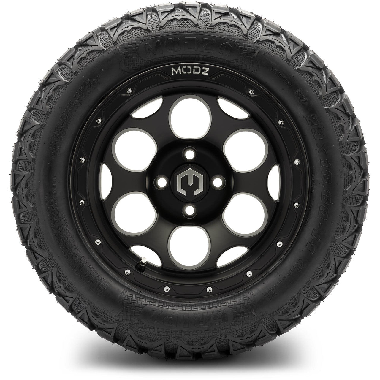 MODZ® 14" Militia Matte Black - Lifted Tires and Wheels Combo