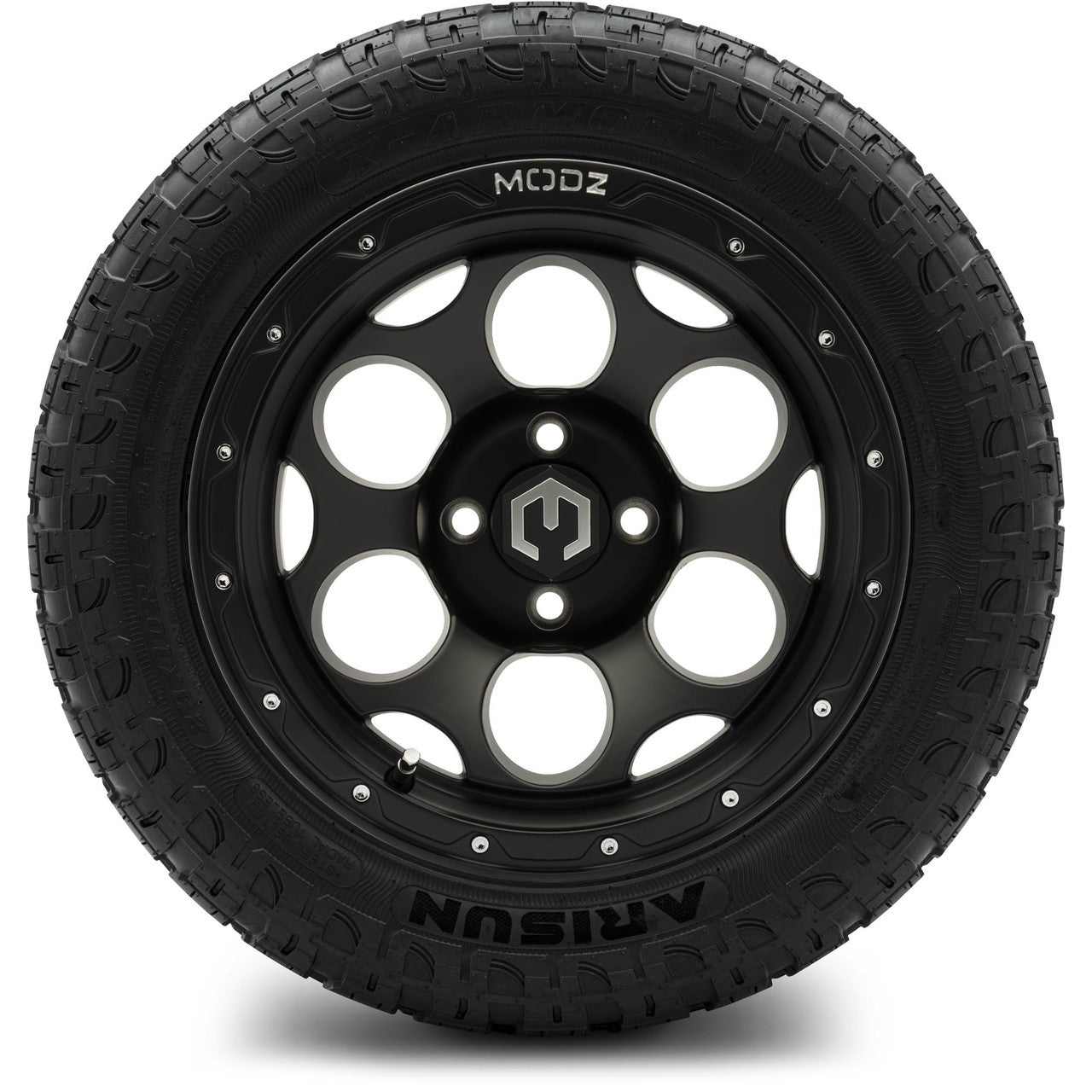 MODZ® 14" Militia Matte Black - Lifted Tires and Wheels Combo