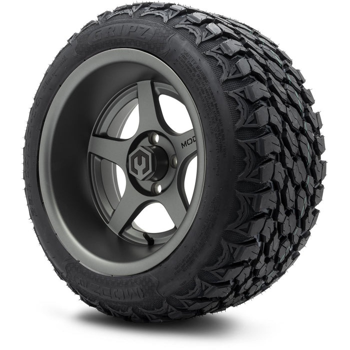 MODZ® 14x10" Maverick Matte Gunmetal - Lifted Tires and Wheels Combo
