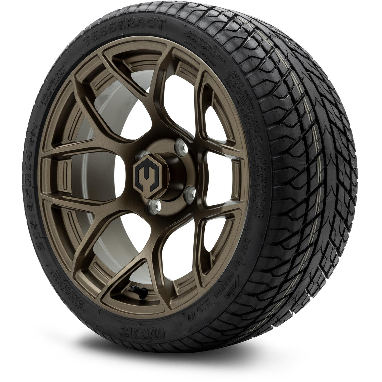 MODZ® 14" Renegade Matte Bronze - Low Profile Tires and Wheels Combo