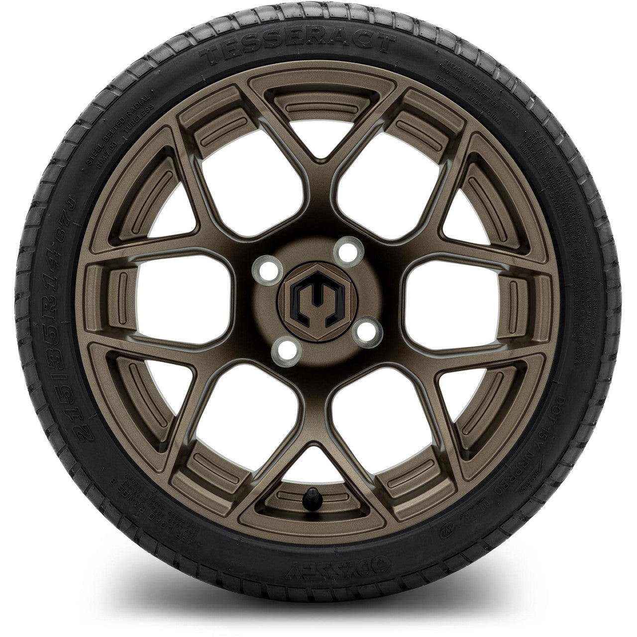 MODZ® 14" Renegade Matte Bronze - Low Profile Tires and Wheels Combo