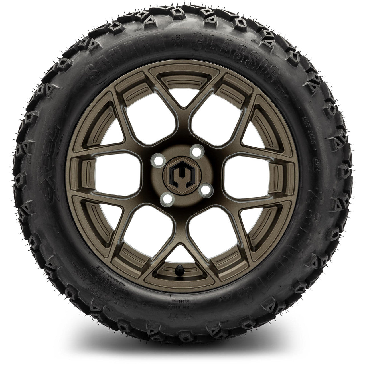 MODZ® 14" Renegade Matte Bronze - Lifted Tires and Wheels Combo