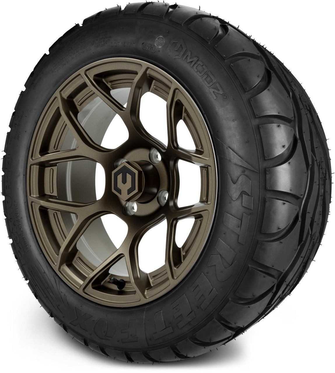 MODZ® 14" Renegade Matte Bronze - Lifted Tires and Wheels Combo