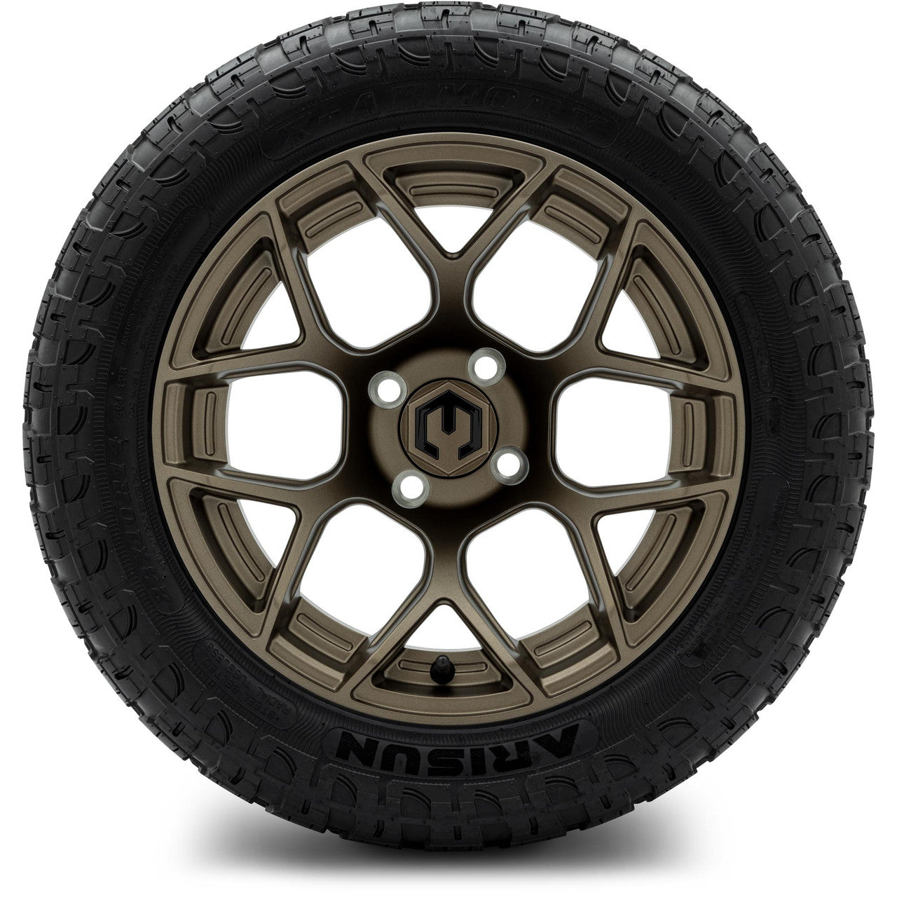 MODZ® 14" Renegade Matte Bronze - Lifted Tires and Wheels Combo