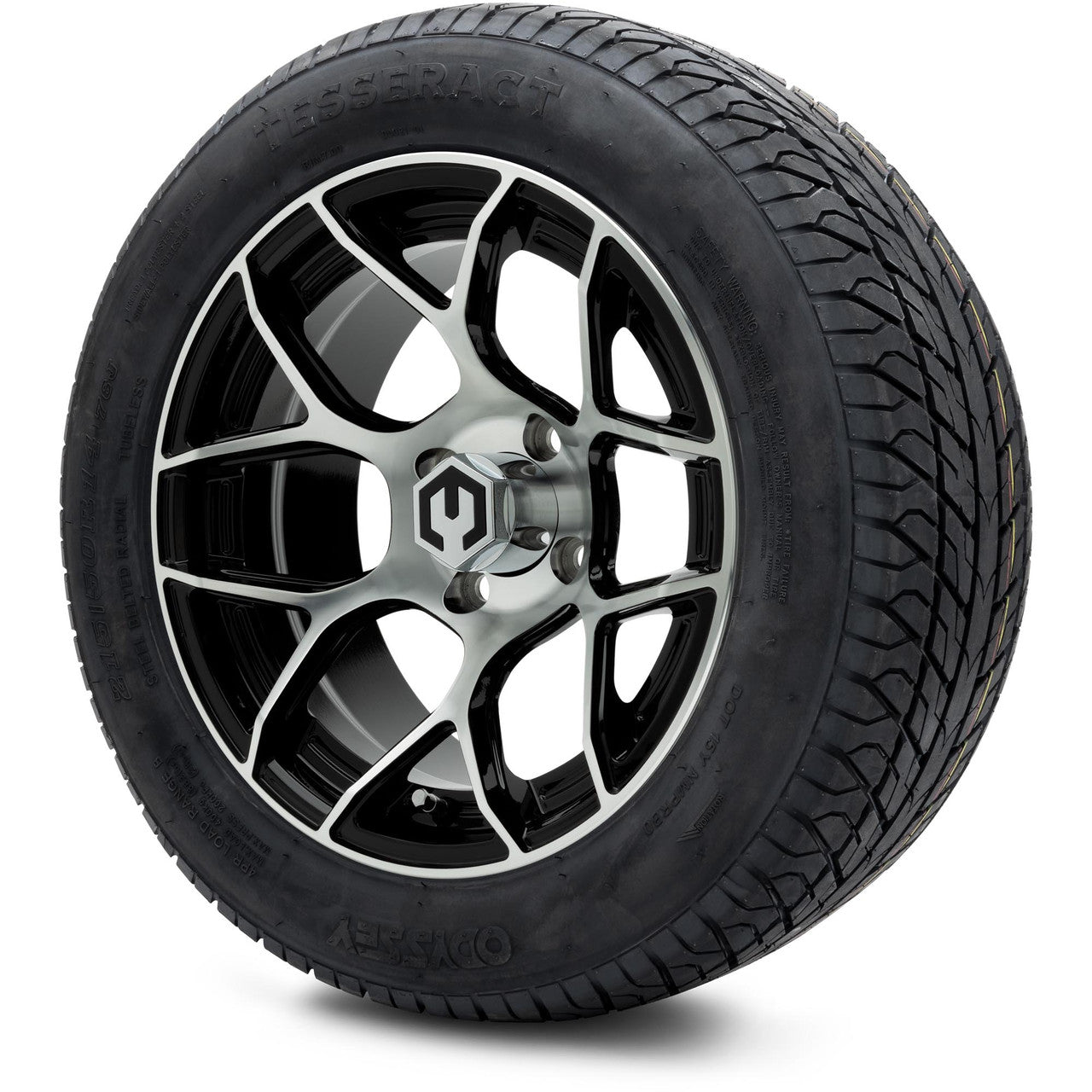 MODZ® 14" Renegade Machined Black Lifted Tire and Wheel Combo