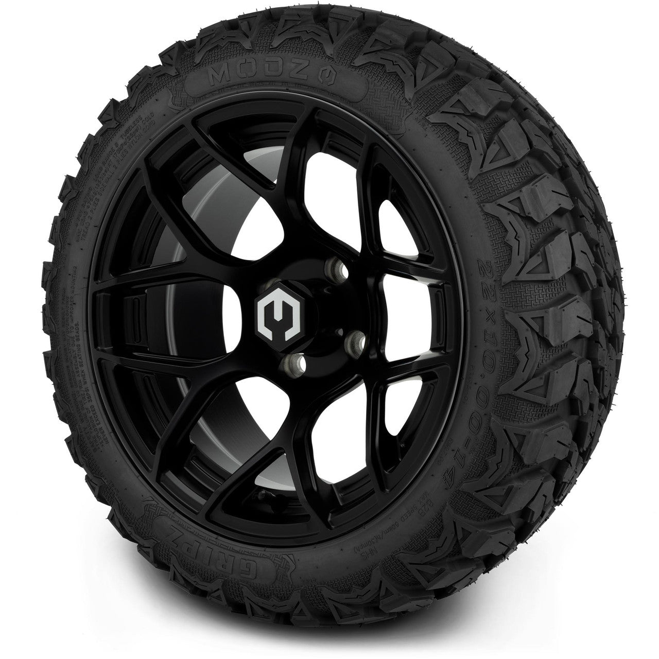 MODZ® 14" Renegade Matte Black - Lifted Tires and Wheels Combo