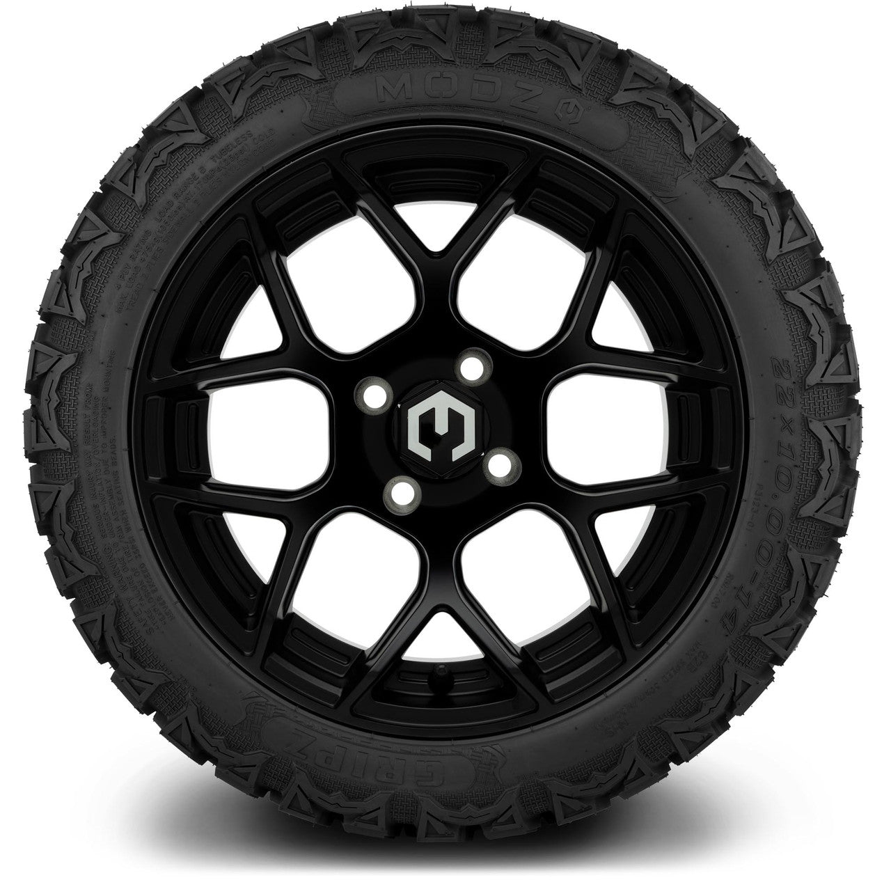 MODZ® 14" Renegade Matte Black - Lifted Tires and Wheels Combo