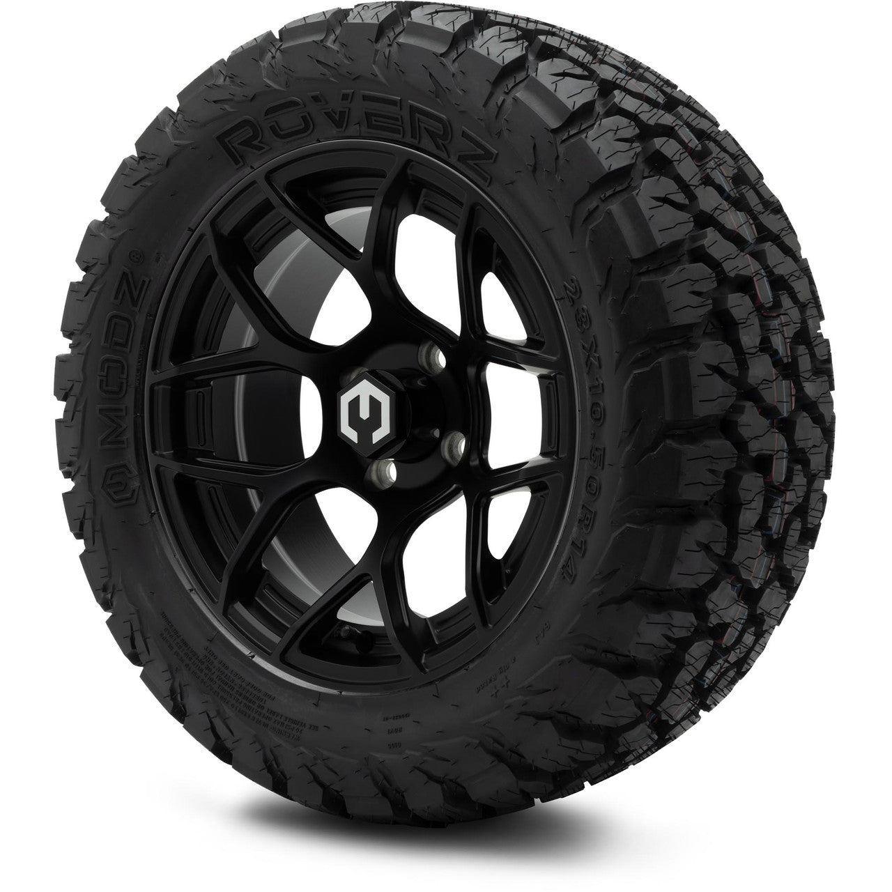 MODZ® 14" Renegade Matte Black - Lifted Tires and Wheels Combo