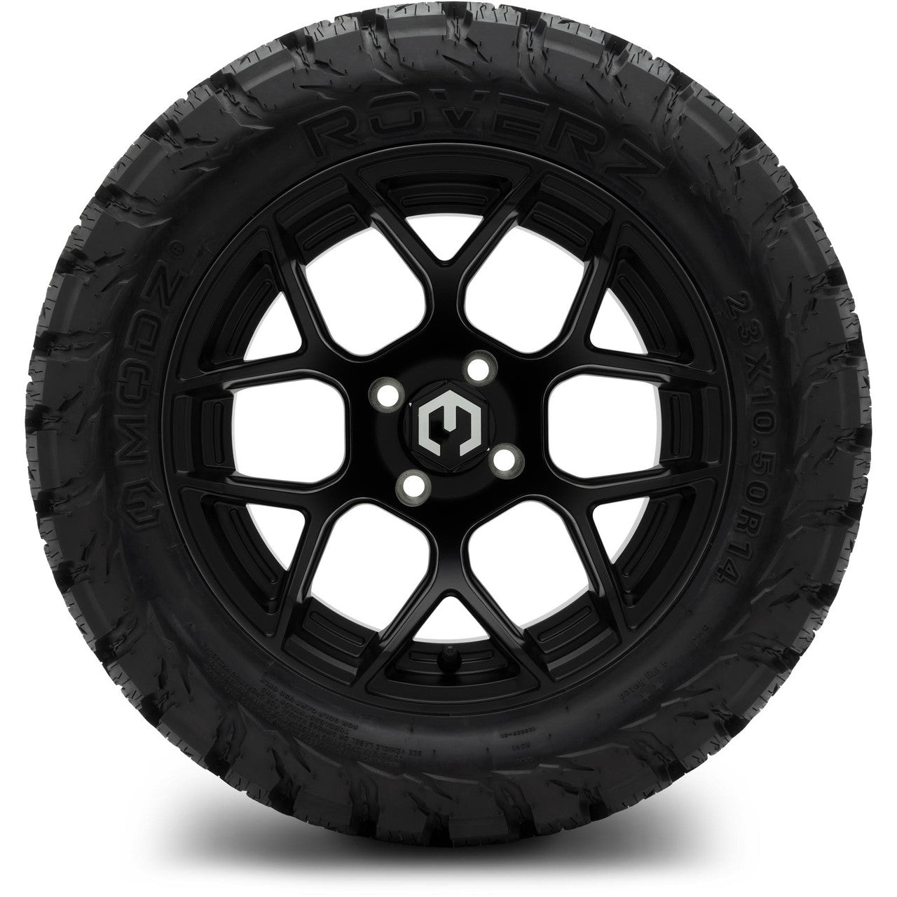 MODZ® 14" Renegade Matte Black - Lifted Tires and Wheels Combo