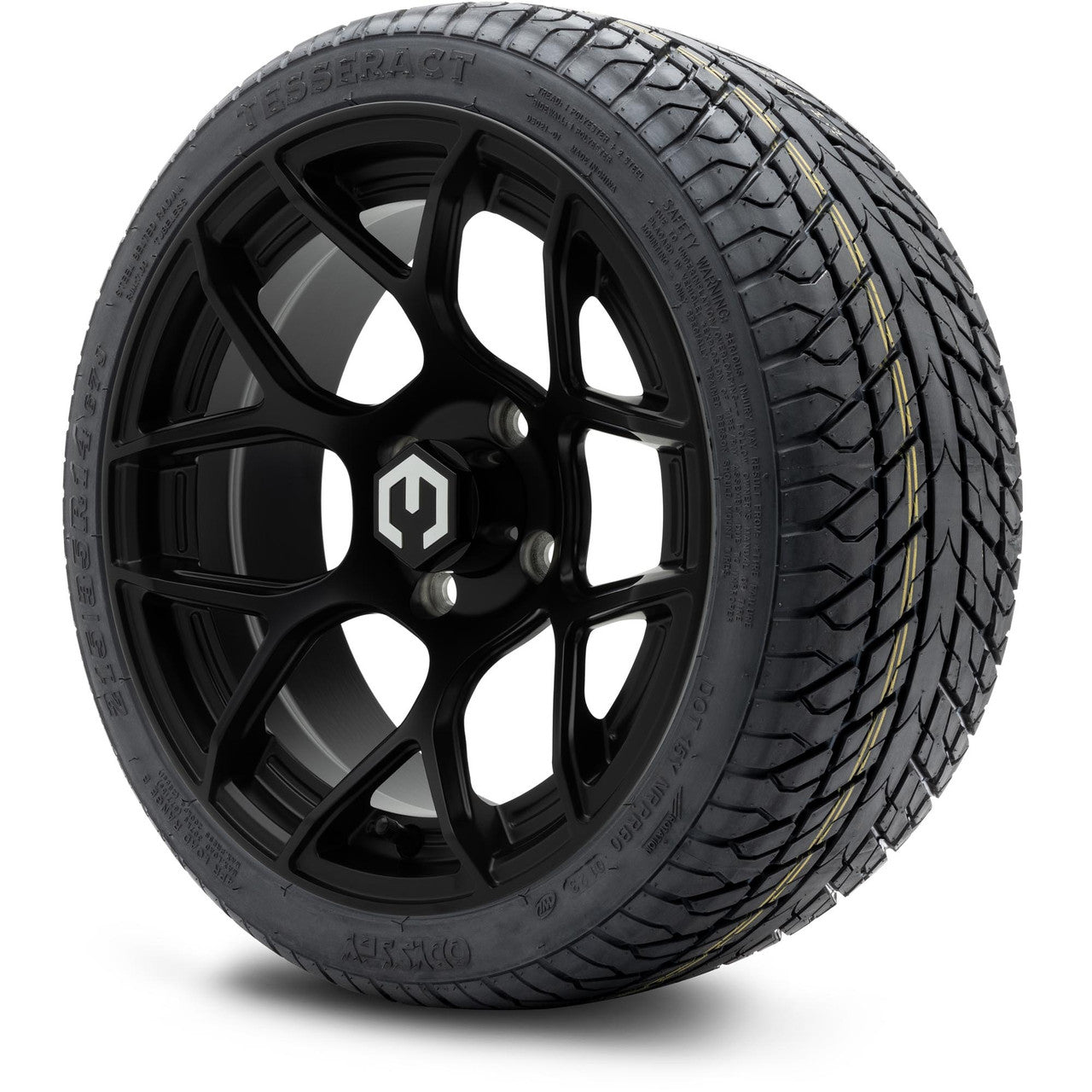 MODZ® 14" Renegade Matte Black - Low Profile Tires and Wheels Combo