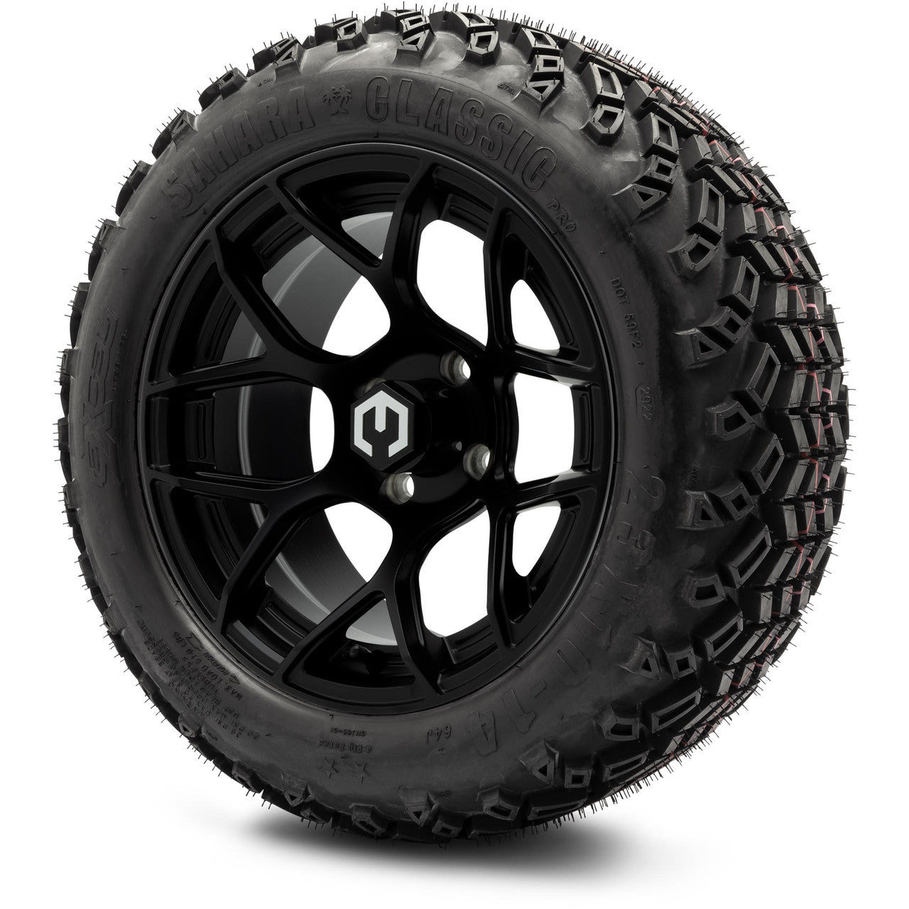 MODZ® 14" Renegade Matte Black - Lifted Tires and Wheels Combo