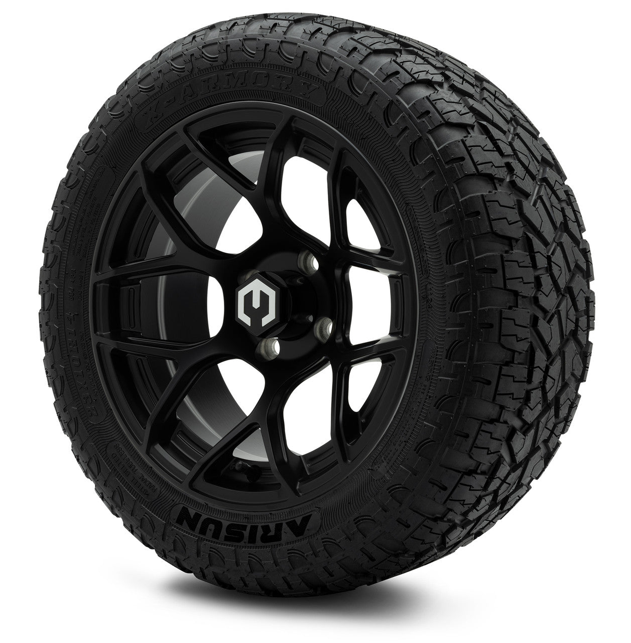 MODZ® 14" Renegade Matte Black - Lifted Tires and Wheels Combo