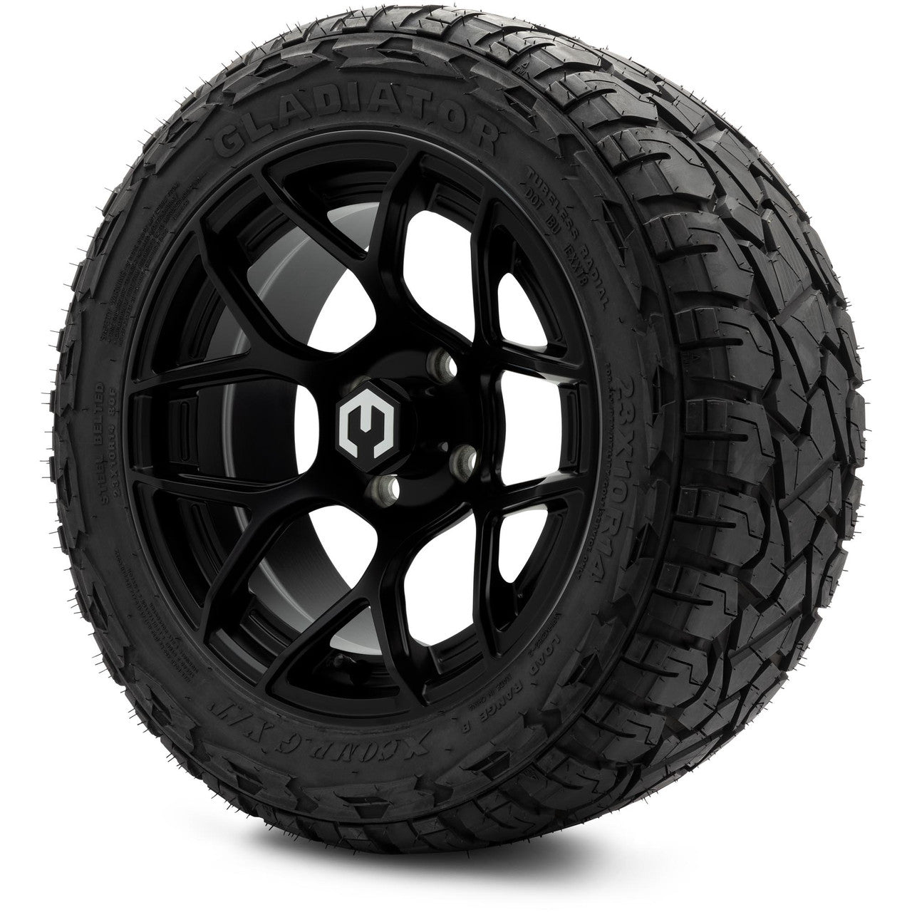 MODZ® 14" Renegade Matte Black - Lifted Tires and Wheels Combo