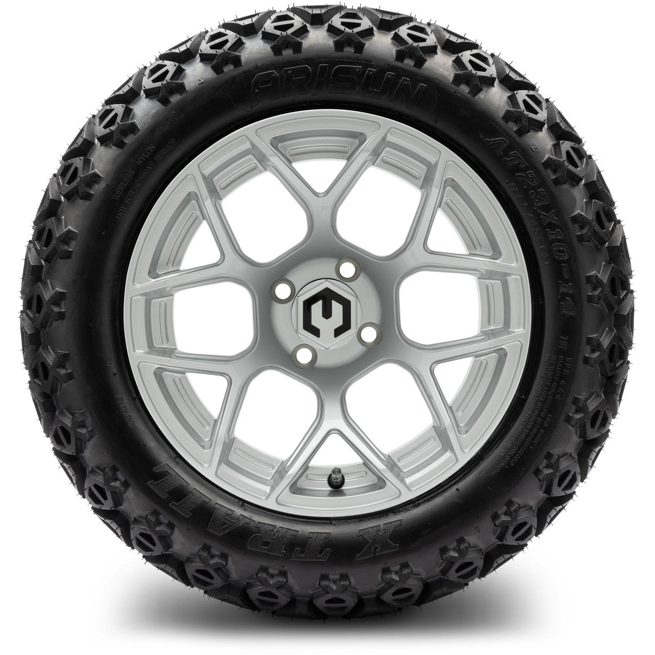 MODZ® 14" Renegade Silver - Lifted Tires and Wheels Combo