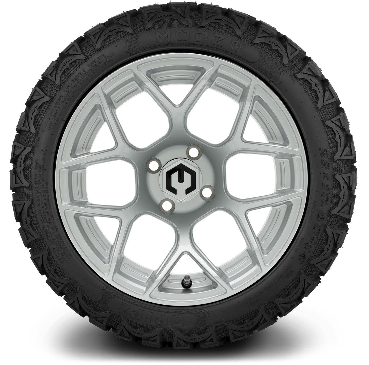MODZ® 14" Renegade Silver - Lifted Tires and Wheels Combo