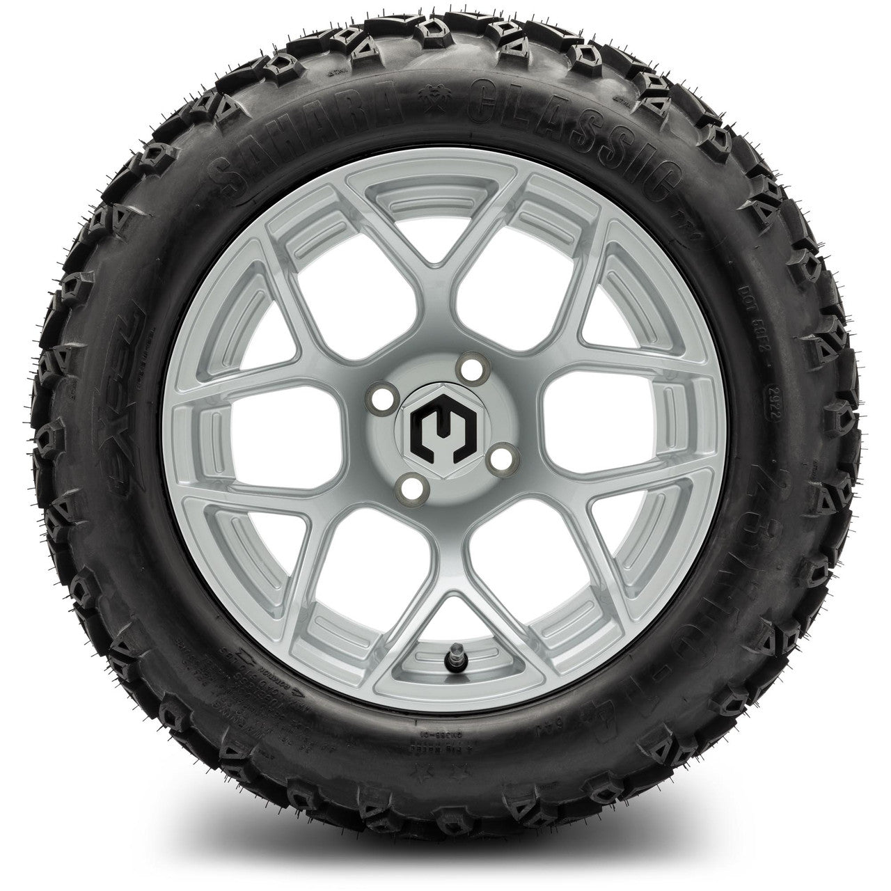 MODZ® 14" Renegade Silver - Lifted Tires and Wheels Combo