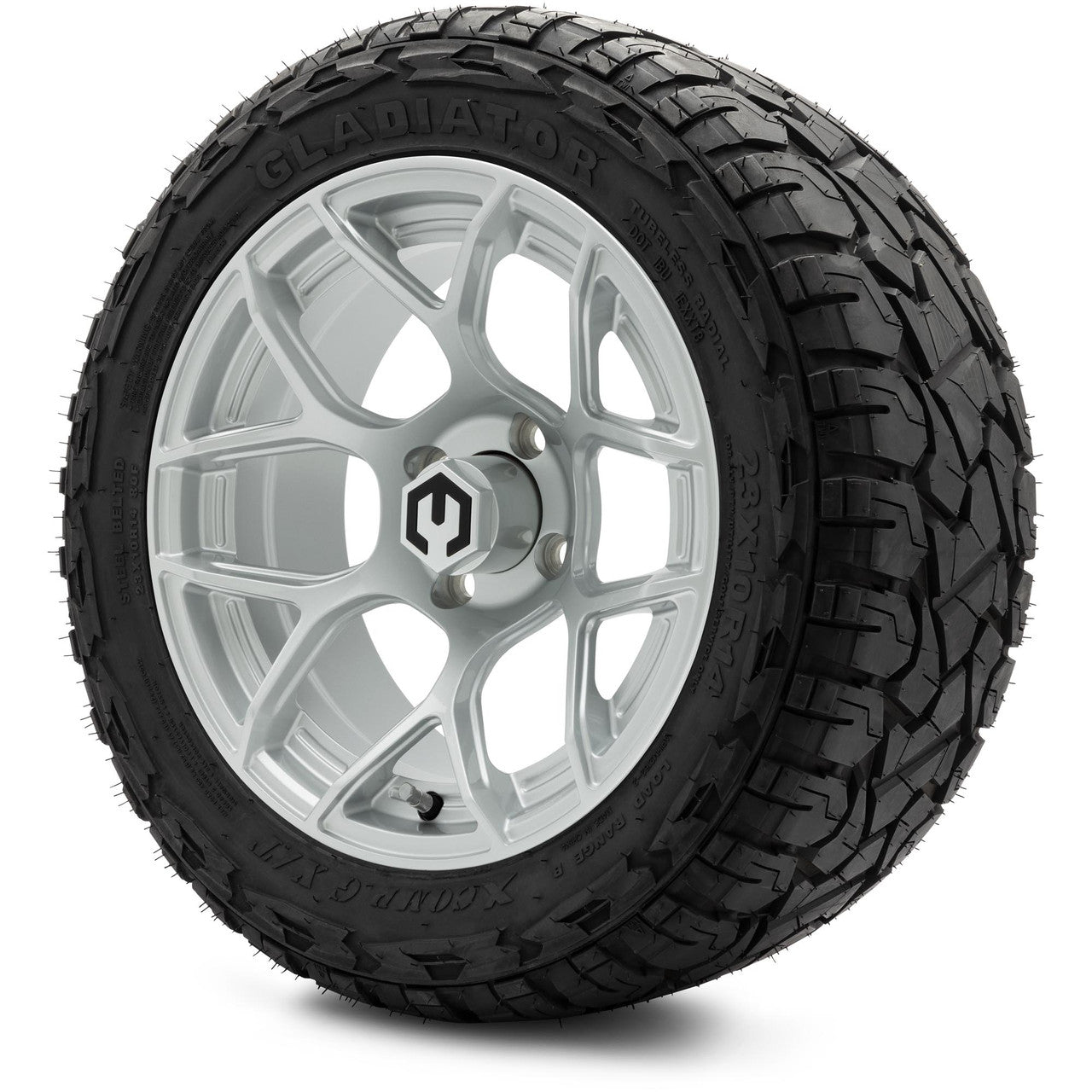 MODZ® 14" Renegade Silver - Lifted Tires and Wheels Combo
