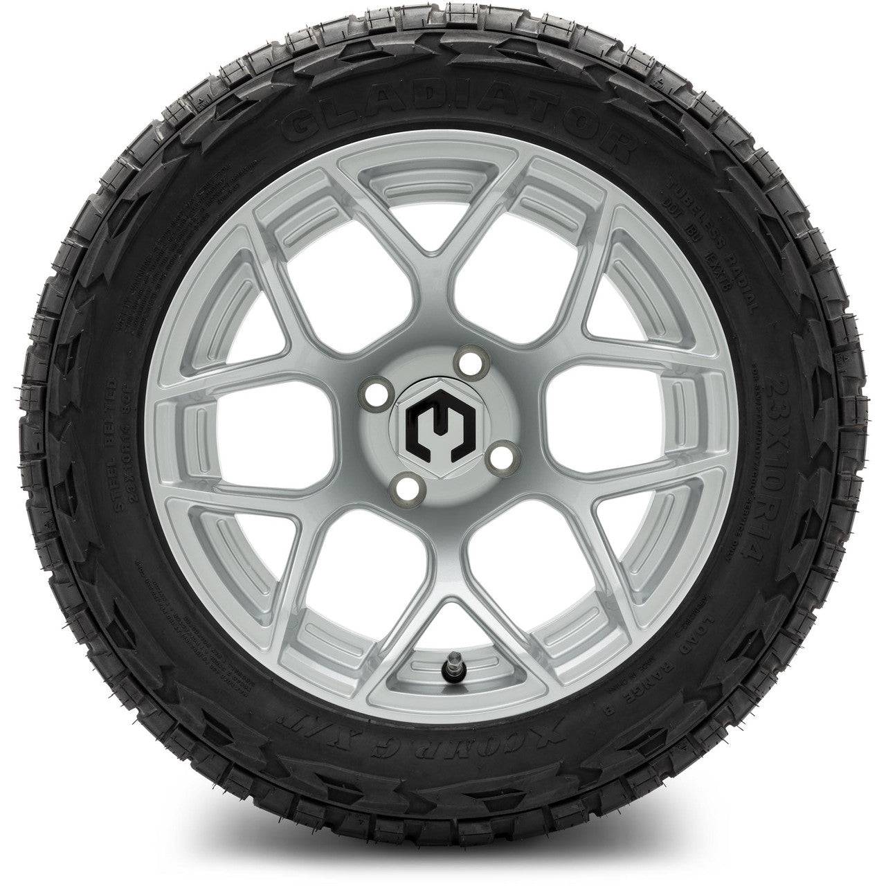 MODZ® 14" Renegade Silver - Lifted Tires and Wheels Combo