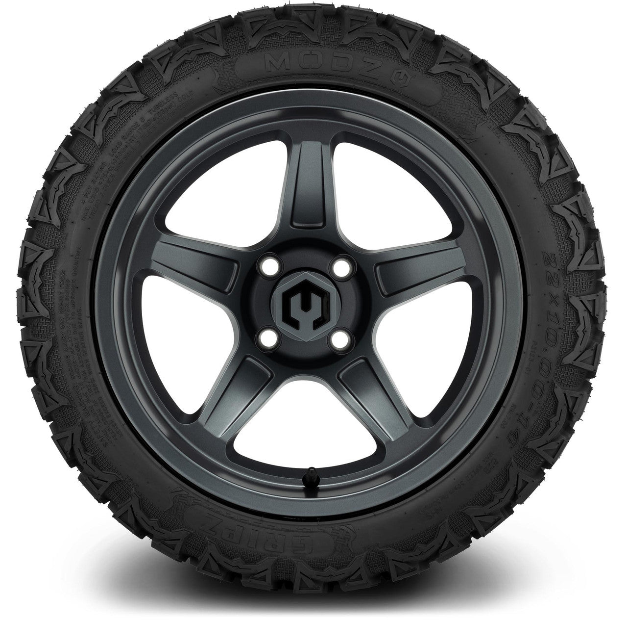 MODZ® 14" Drift Gunmetal - Lifted Tires and Wheels Combo