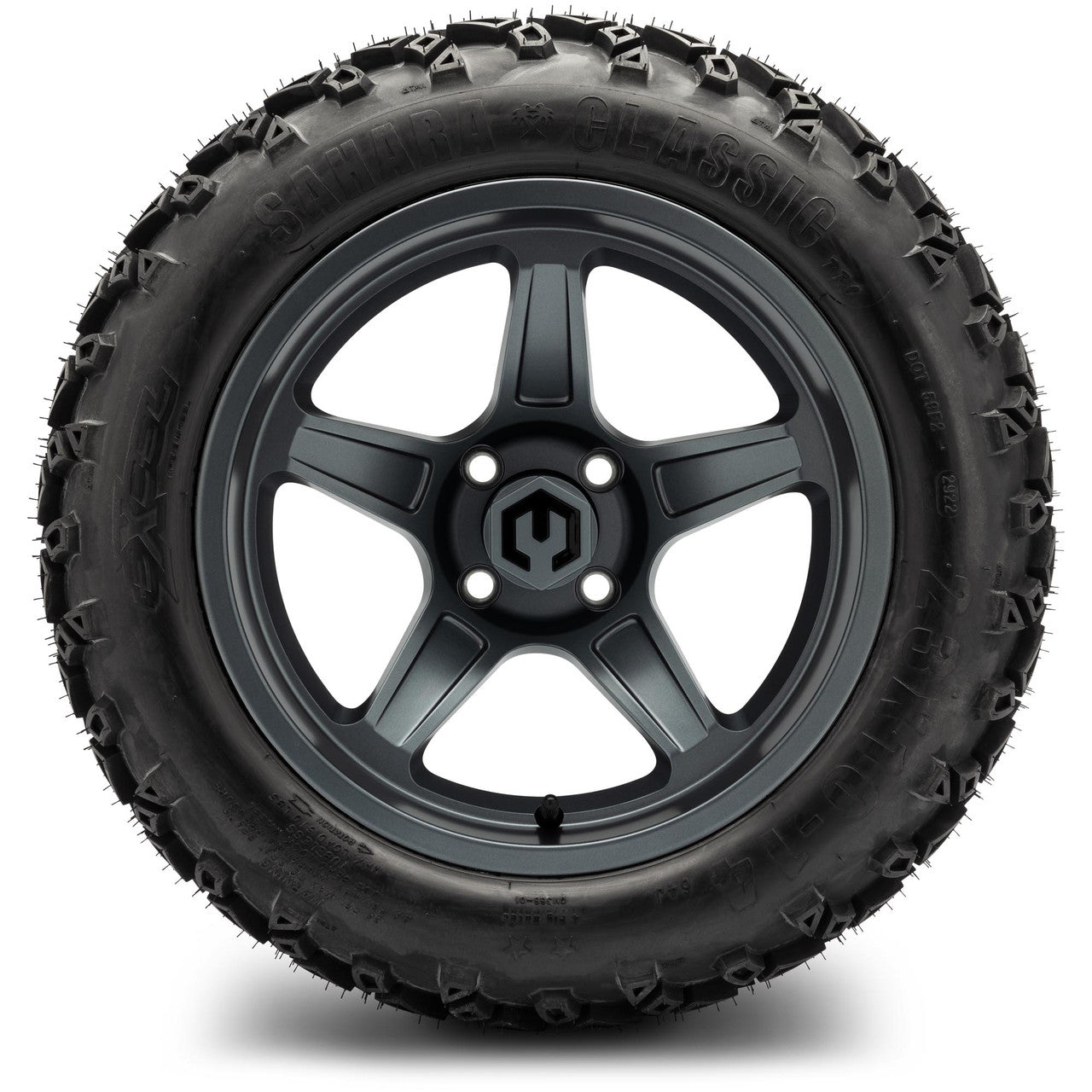 MODZ® 14" Drift Gunmetal - Lifted Tires and Wheels Combo