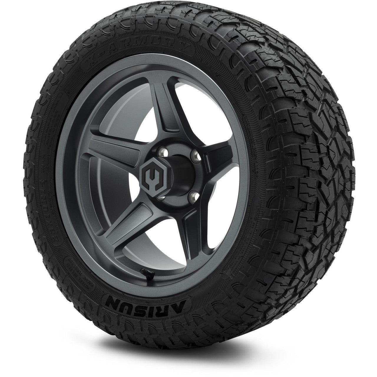 MODZ® 14" Drift Gunmetal - Lifted Tires and Wheels Combo