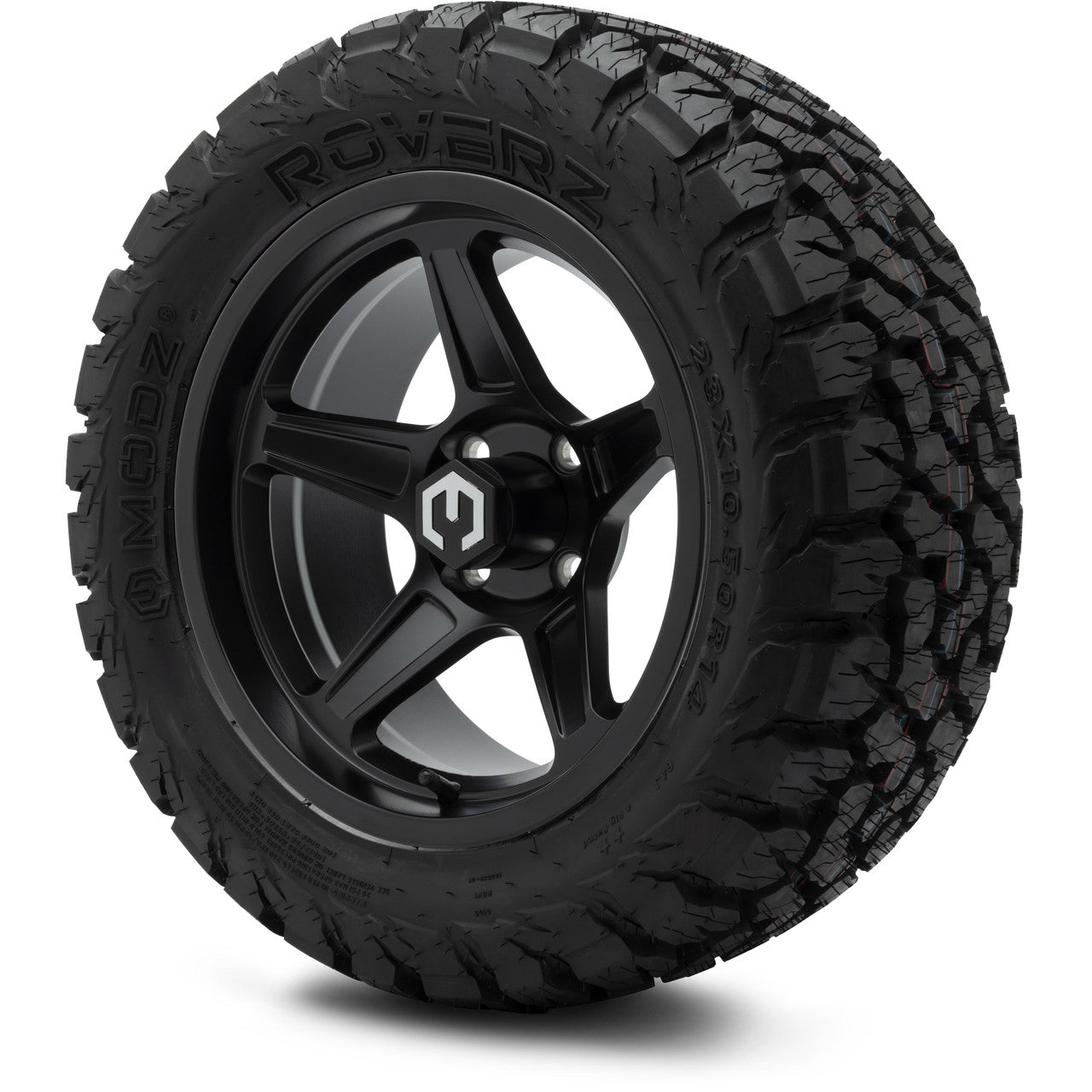 MODZ® 14" Drift Matte Black - Lifted Tires and Wheels Combo