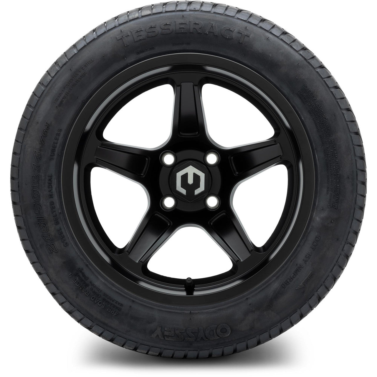 MODZ® 14" Drift Matte Black - Lifted Tires and Wheels Combo