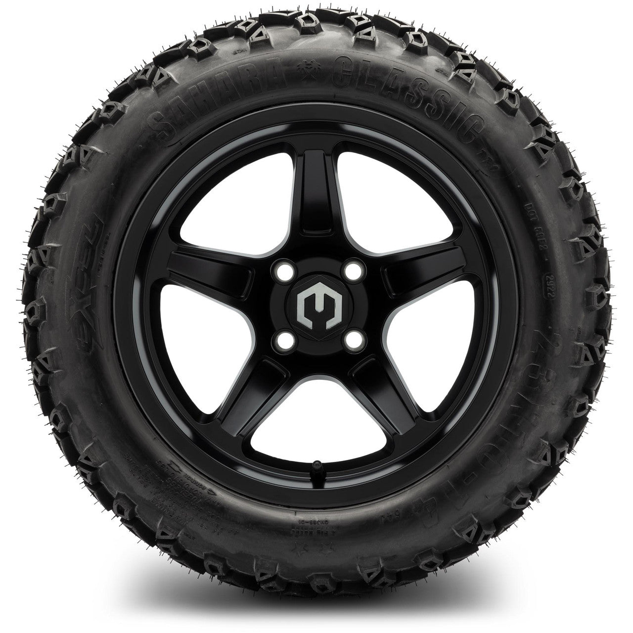 MODZ® 14" Drift Matte Black - Lifted Tires and Wheels Combo