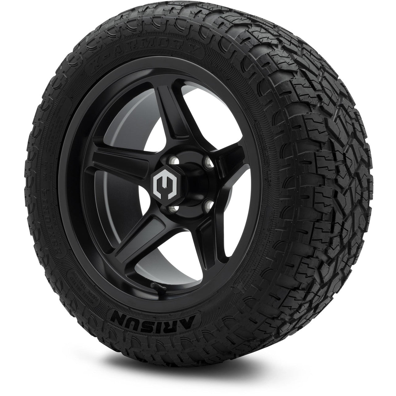 MODZ® 14" Drift Matte Black - Lifted Tires and Wheels Combo