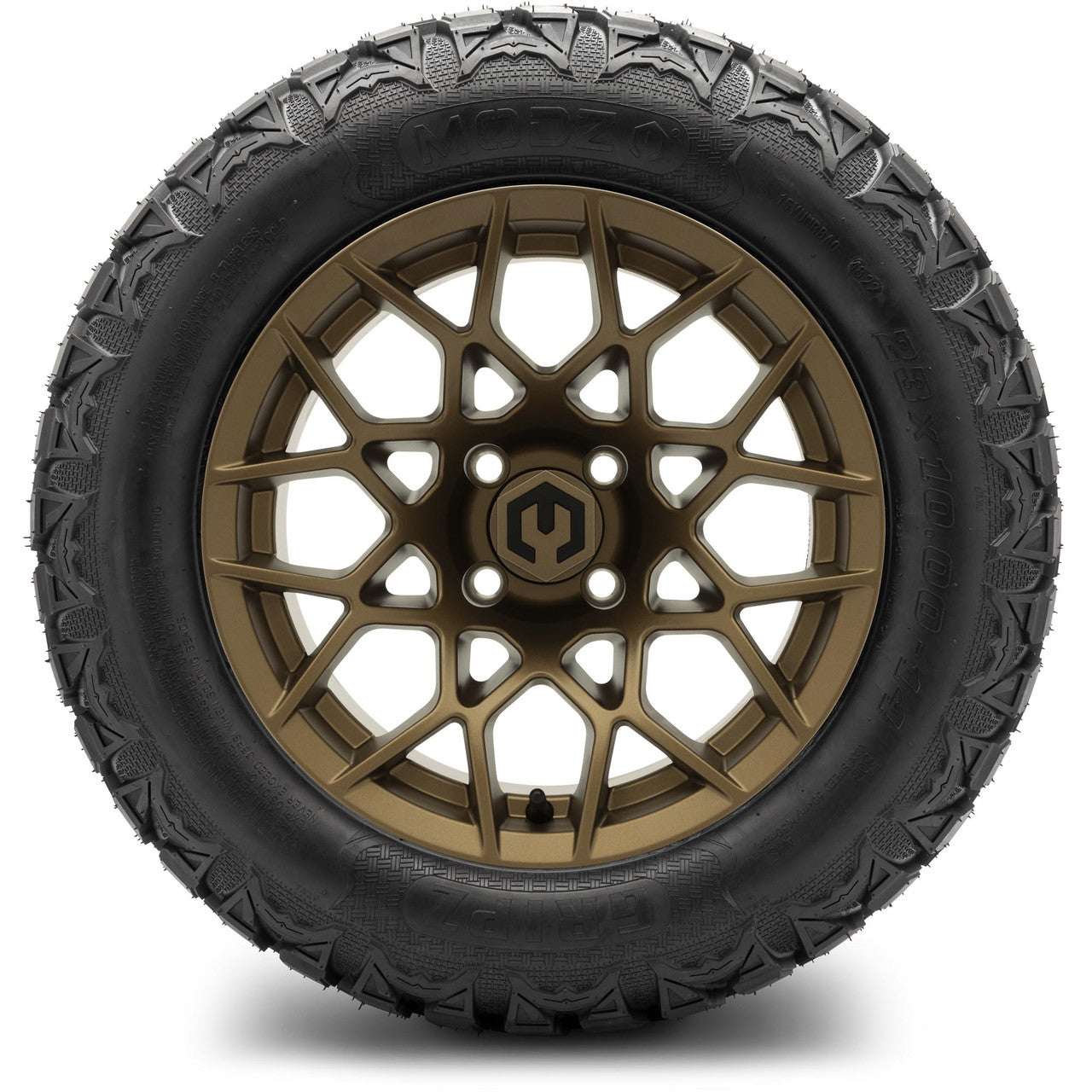 MODZ® 14" Blitz Matte Bronze - Lifted Tires and Wheels Combo