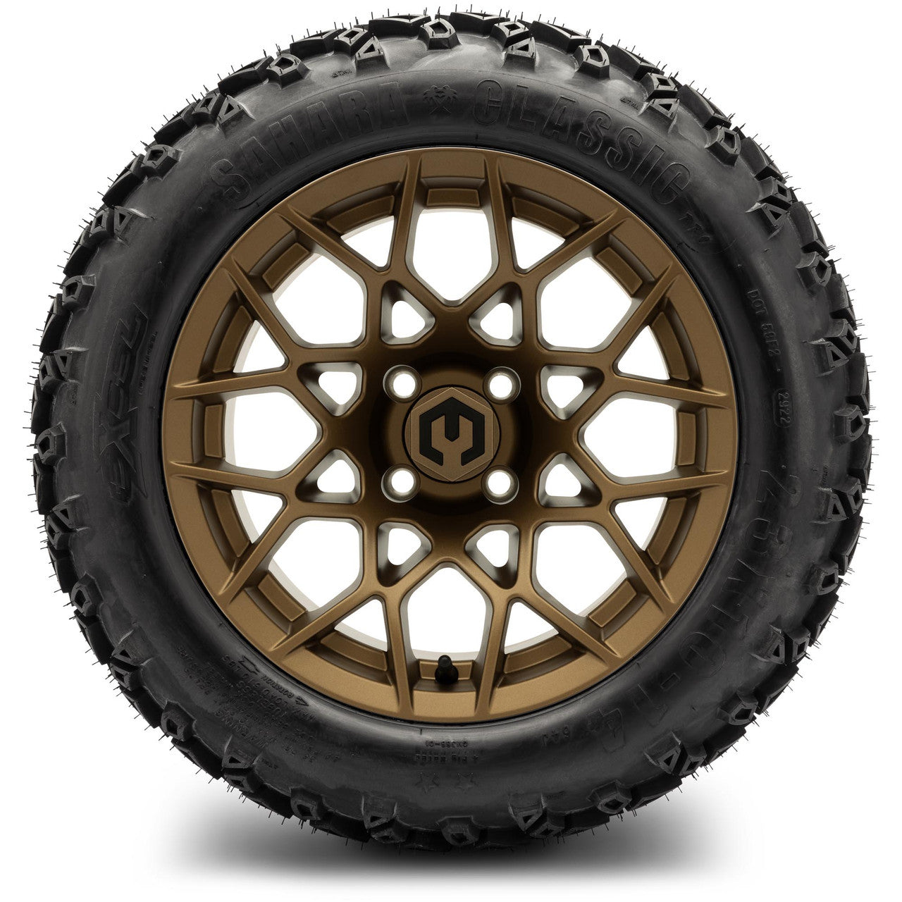 MODZ® 14" Blitz Matte Bronze - Lifted Tires and Wheels Combo
